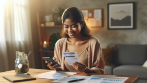 Filipina sending money home